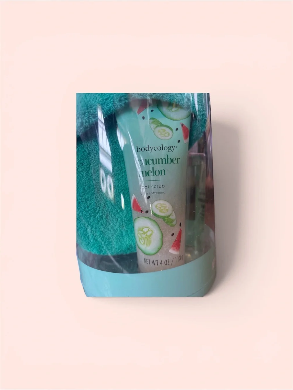 Bodycology Cozy Slippers Foot Care Set - Teal